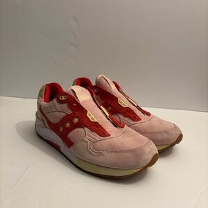 Saucony G9 Shadow 5 Strawberry Vanilla Ice Cream Size 12 No Laces
